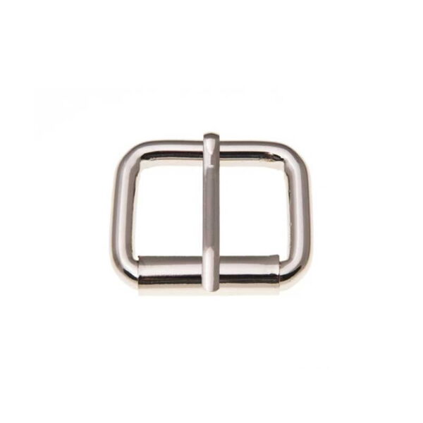 Klamra rymarska jednozaczepowa 33/25/6 mm nikiel połysk drut