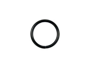 Kółko metalowe 25/3 mm czarny mat drut