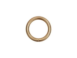 Kółko metalowe 25/5 mm złoto drut
