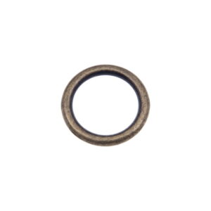 Kółko metalowe 30/5 mm stare złoto odlew