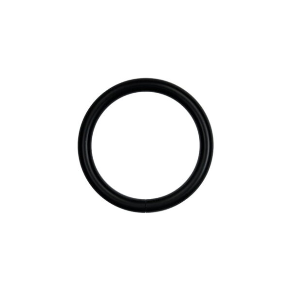 Kółko metalowe 38/5 mm czarny mat drut