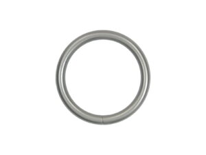 Kółko metalowe 38/5 mm nikiel mat drut