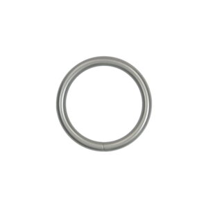 Kółko metalowe 38/5 mm nikiel mat drut