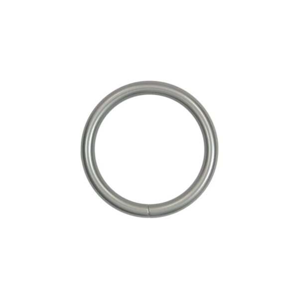 Kółko metalowe 38/5 mm nikiel mat drut