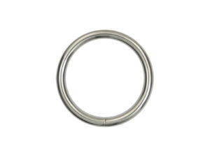 Kółko metalowe 38/5 mm nikiel połysk drut