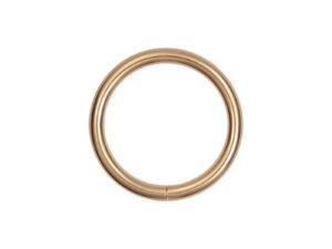Kółko metalowe 38/5 mm złoto drut