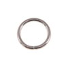 Kółko metalowe 38/6 mm nikiel połysk drut