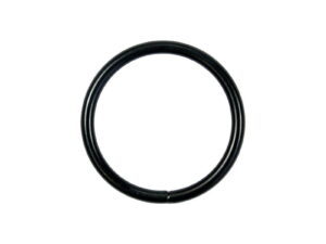 Kółko metalowe 40/4 mm czarny mat drut
