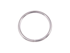 Kółko metalowe 40/4 mm nikiel drut