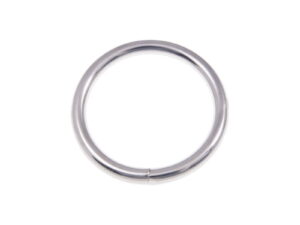 Kółko metalowe 40/5 mm nikiel drut