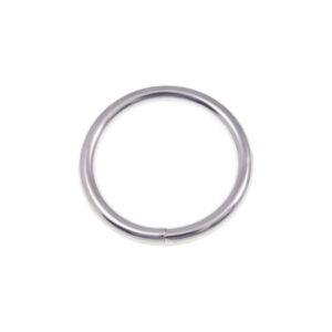 Kółko metalowe 40/5 mm nikiel drut