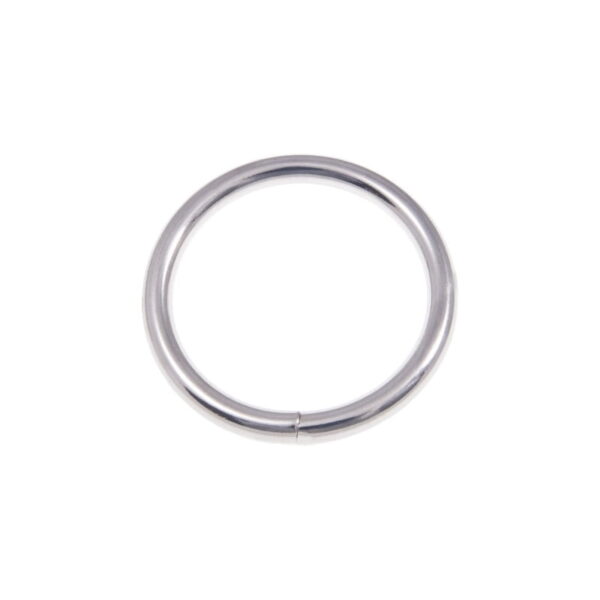 Kółko metalowe 40/5 mm nikiel drut