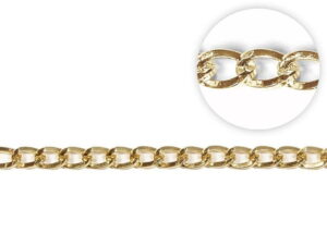 Łańcuszek do torebki metalowy jasnozłoty (2110)