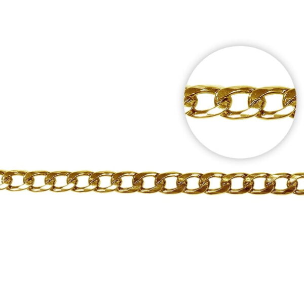 Łańcuszek do torebki metalowy jasnozłoty (2116)