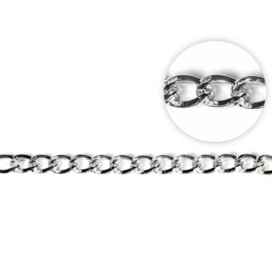 Łańcuszek do torebki metalowy nikiel (2110)