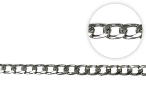 Łańcuszek do torebki metalowy nikiel (2116)