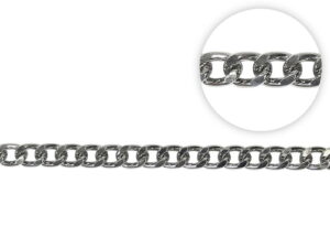 Łańcuszek do torebki metalowy nikiel (2117)