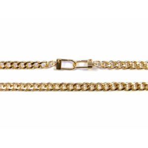 Łańcuszek do torebki z karabinczykiem długość 40 cm złoty (1003)