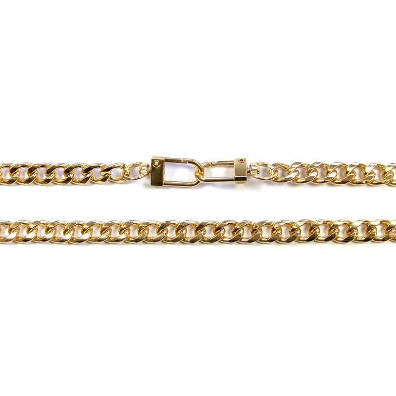 Łańcuszek do torebki z karabinczykiem długość 40 cm złoty (1003)