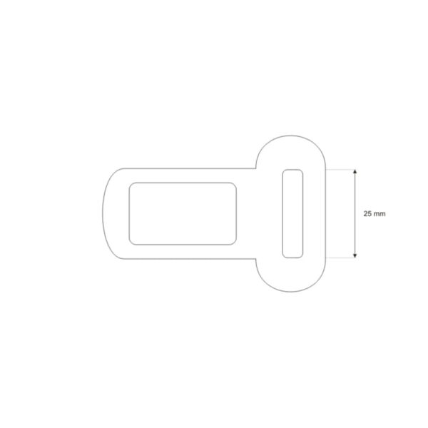 Samochodowe zabezpieczenie smyczy dla zwierząt 25 mm
