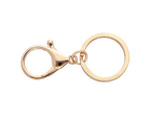 Zawieszka (brelok) metalowa do torebki 325-102 jasne złoto