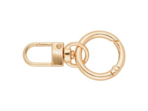 Zawieszka (brelok) metalowa do torebki 411-372 jasne złoto