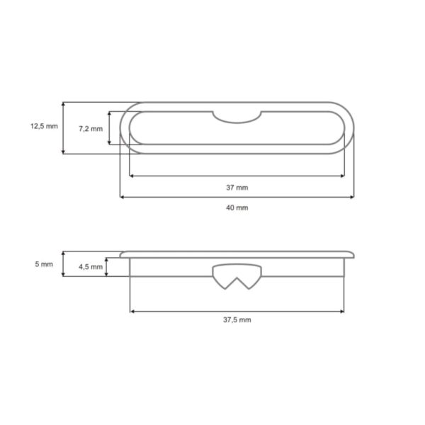 Binderösen 37/7mm Set - 20St.