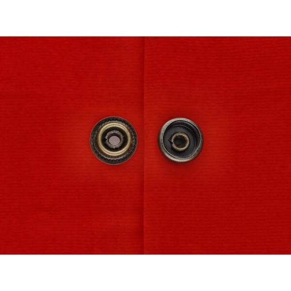 Druckknopf aus Metall 15mm - Altgold