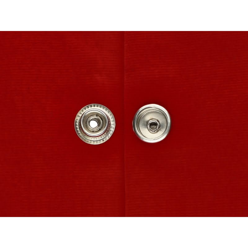 Druckknopf aus Metall 17mm - Silber