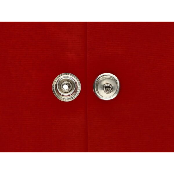 Druckknopf aus Metall 17mm - Silber