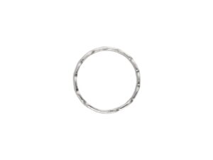 Metallring Spiral 25/1,8mm - Silber