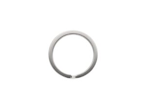 Metallring Spiral 25/2,7mm - Silber