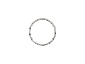 Metallring Spiral 27/1,6mm - Silber