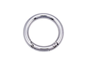 Offene Metallringe (Schekel) 32/6 mm - Silber Draht