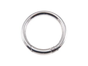 Offene Metallringe (Schekel) 38/5mm - Silber Draht