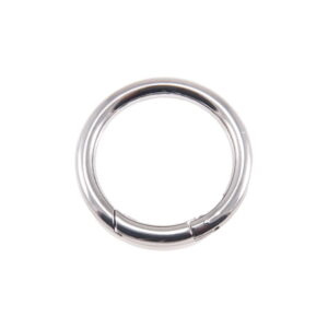 Offene Metallringe (Schekel) 40/6mm - Silber Draht