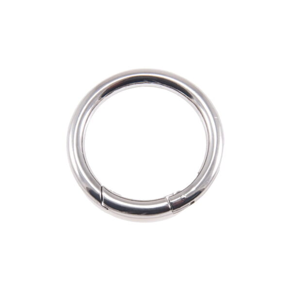 Offene Metallringe (Schekel) 40/6mm - Silber Draht