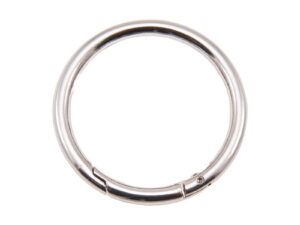 Offene Metallringe (Schekel) 50/6mm - Silber Draht