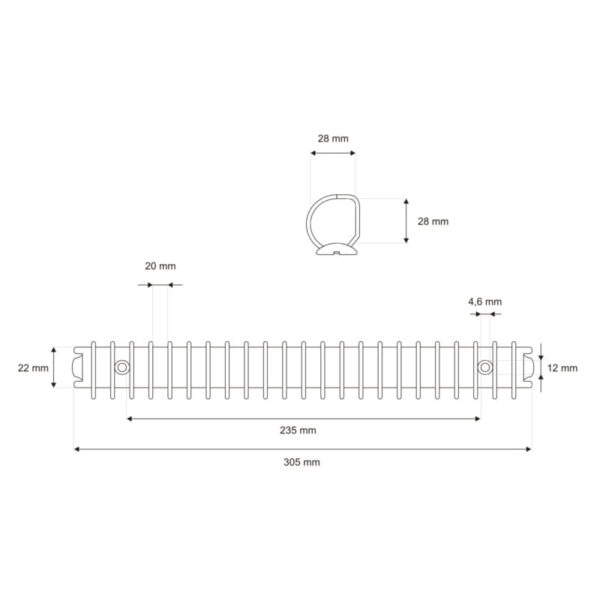 Binder 305/29 mm 23D
